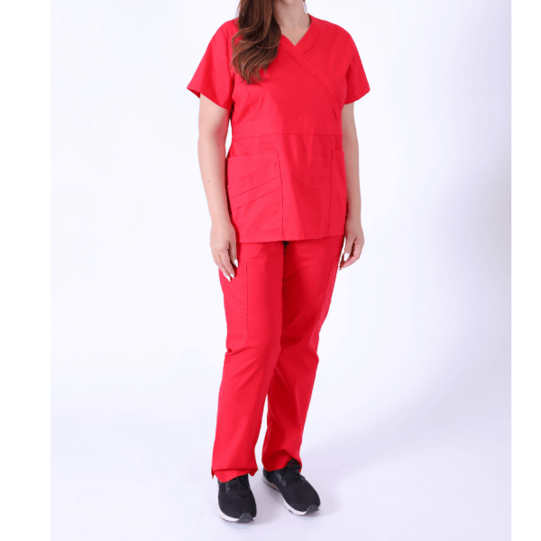 Scrub, Surgical, Medical Uniform for Woman Red Color